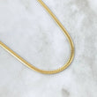 Flat Snake Chain 10.6gr / 19.7in / +3 18K Gold -