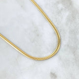 Flat Snake Chain 10.6gr / 19.7in / +3 18K Gold -