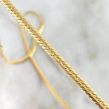 Flat Snake Chain 10.6gr / 19.7in / +3 18K Gold -