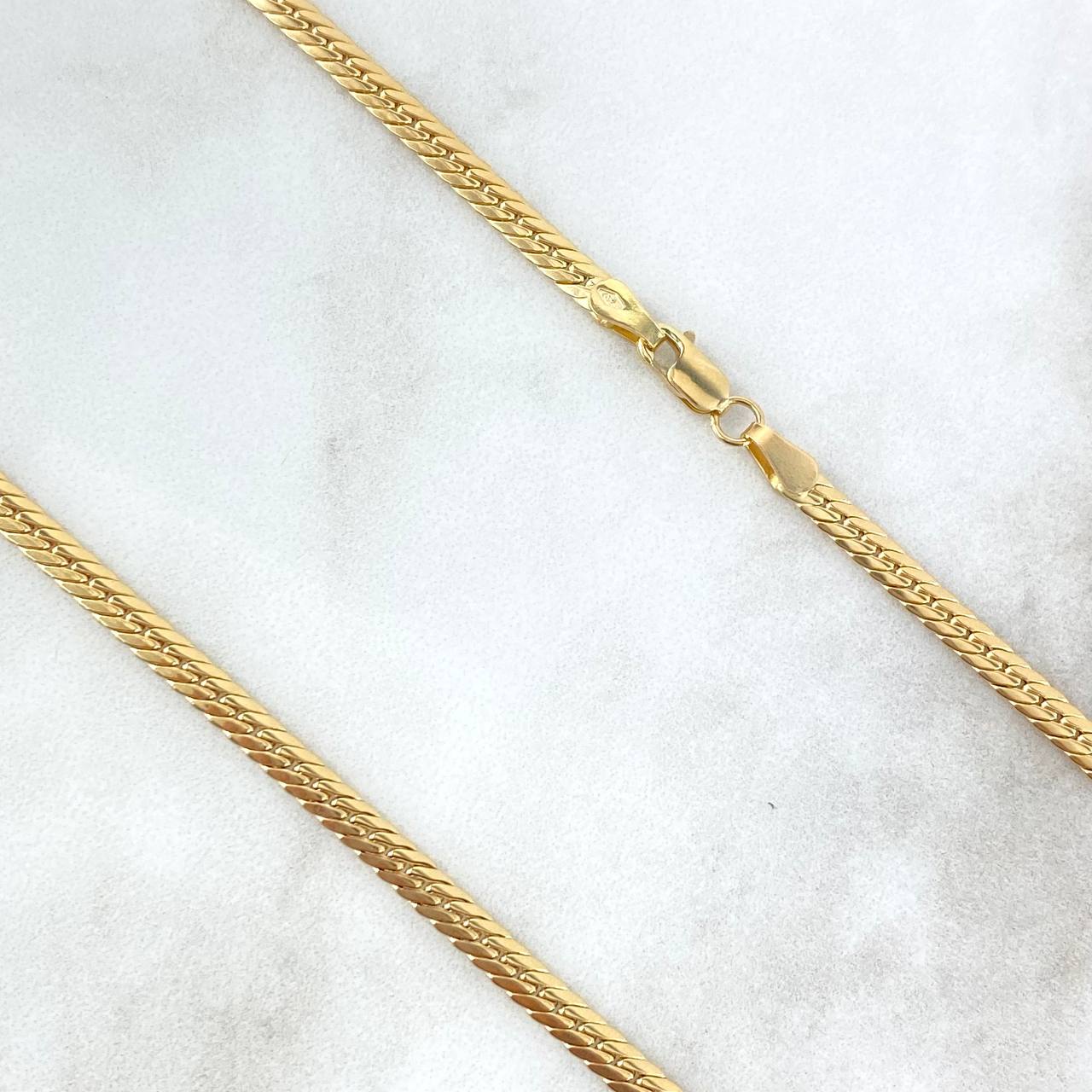 Flat Snake Chain 10.6gr / 19.7in / +3 18K Gold -
