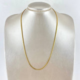 Cadena Serpiente 12.8gr / 19 3/4 in / Oro Amarillo +3 18K !
