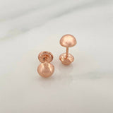 Topos Media Bola 0.6g / in / 5mm Oro Rosa 18K