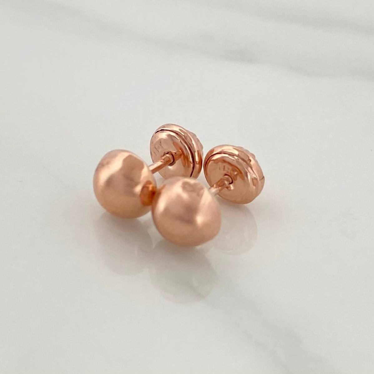 Topos Media Bola 0.7g / in / 5mm Oro Rosa 18K