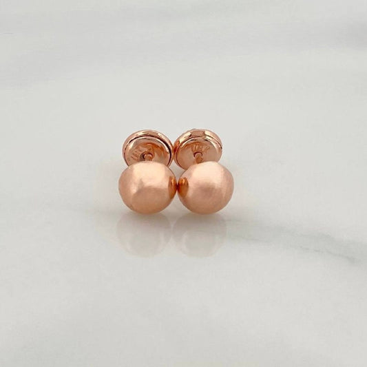 Topos Media Bola 0.6g / in / 4mm Oro Rosa 18K