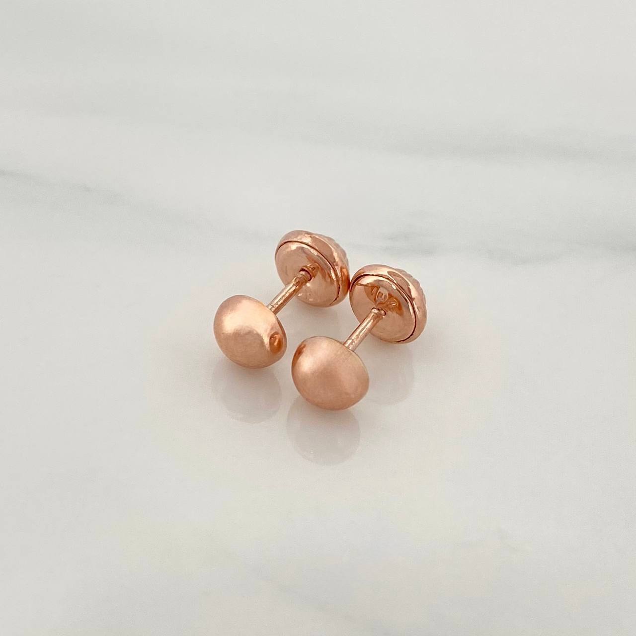 Topos Media Bola 0.55g / in / 4mm Oro Rosa 18K