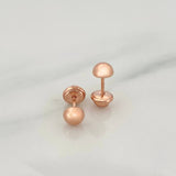 Topos Media Bola 0.55g / in / 4mm Oro Rosa 18K