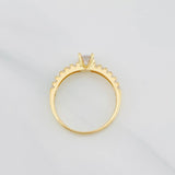 Solitaire Churumbela Ring 2.1g / T6 3/4 Yellow Gold 18K