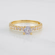 Solitaire Churumbela Ring 2.1g / T6 3/4 Yellow Gold 18K