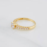 Solitaire Churumbela Ring 2.1g / T6 3/4 Yellow Gold 18K