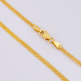 Cadena China 4.25gr / 23 1/2 in / 2.2mm Oro Amarillo +1 18K *