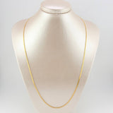 Cadena China 4.25gr / 23 1/2 in / 2.2mm Oro Amarillo +1 18K *
