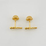 Stud Earrings Fish 1g / in / 4.8mm Yellow Gold 18K
