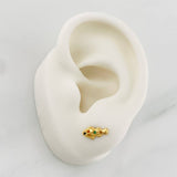 Stud Earrings Fish 1g / in / 4.8mm Yellow Gold 18K
