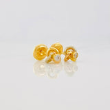 Helix Stud Earrings 0.8g / in / 5.35mm Tri-Color Gold 18K