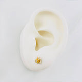 Helix Stud Earrings 0.8g / in / 5.35mm Tri-Color Gold 18K