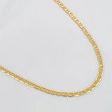 Flat Mariner Chain 4.25g / 20 in / 2.1mm Yellow Gold 18K