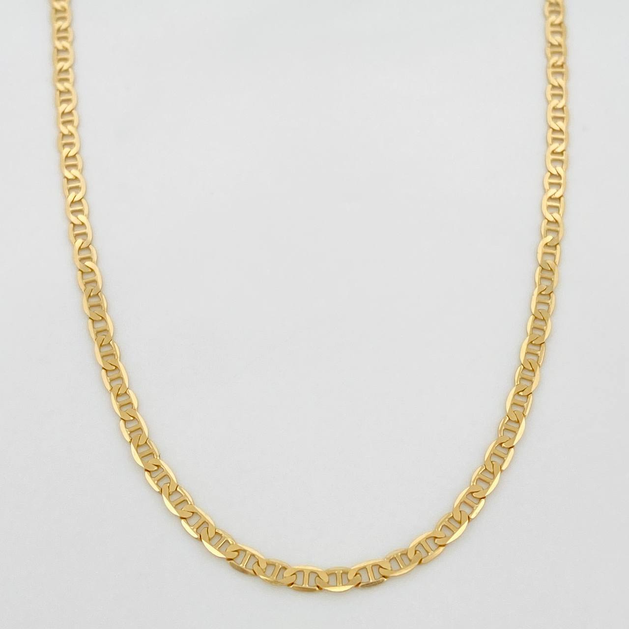 Flat Mariner Chain 4.25g / 20 in / 2.1mm Yellow Gold 18K