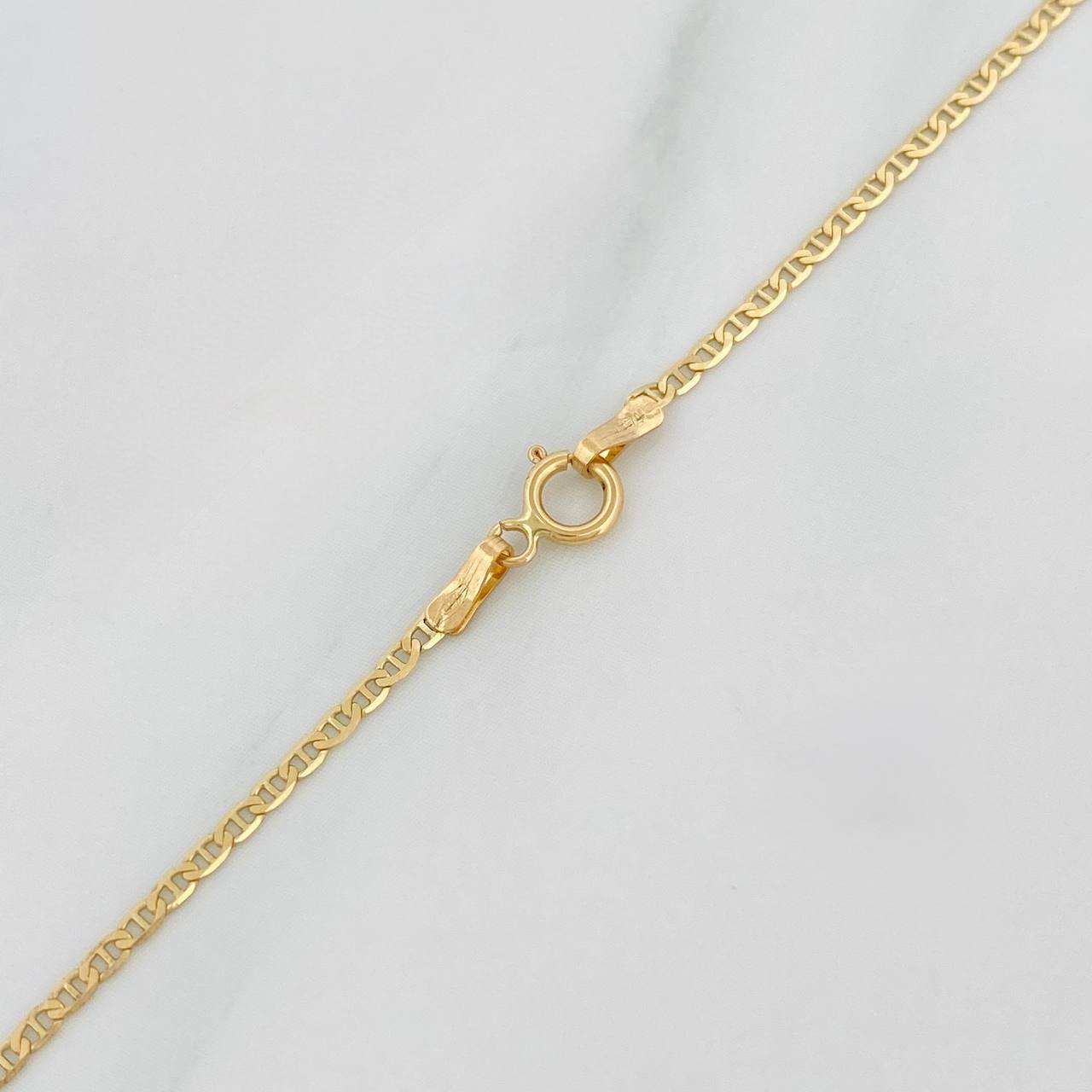 Flat Mariner Chain 1.9g / 20 in / 1.3mm 18K Yellow Gold