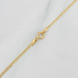 Flat Mariner Chain 1.9g / 20 in / 1.3mm 18K Yellow Gold
