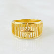 Anillo Estrella cardinal 3.7gr / T6 / Oro Amarillo 18K *