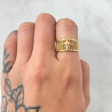 Anillo Estrella cardinal 3.7gr / T6 / Oro Amarillo 18K *