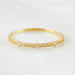 Anillo Lineal Esferas 1.15gr / T8 1/4 / Oro Amarillo 18K *