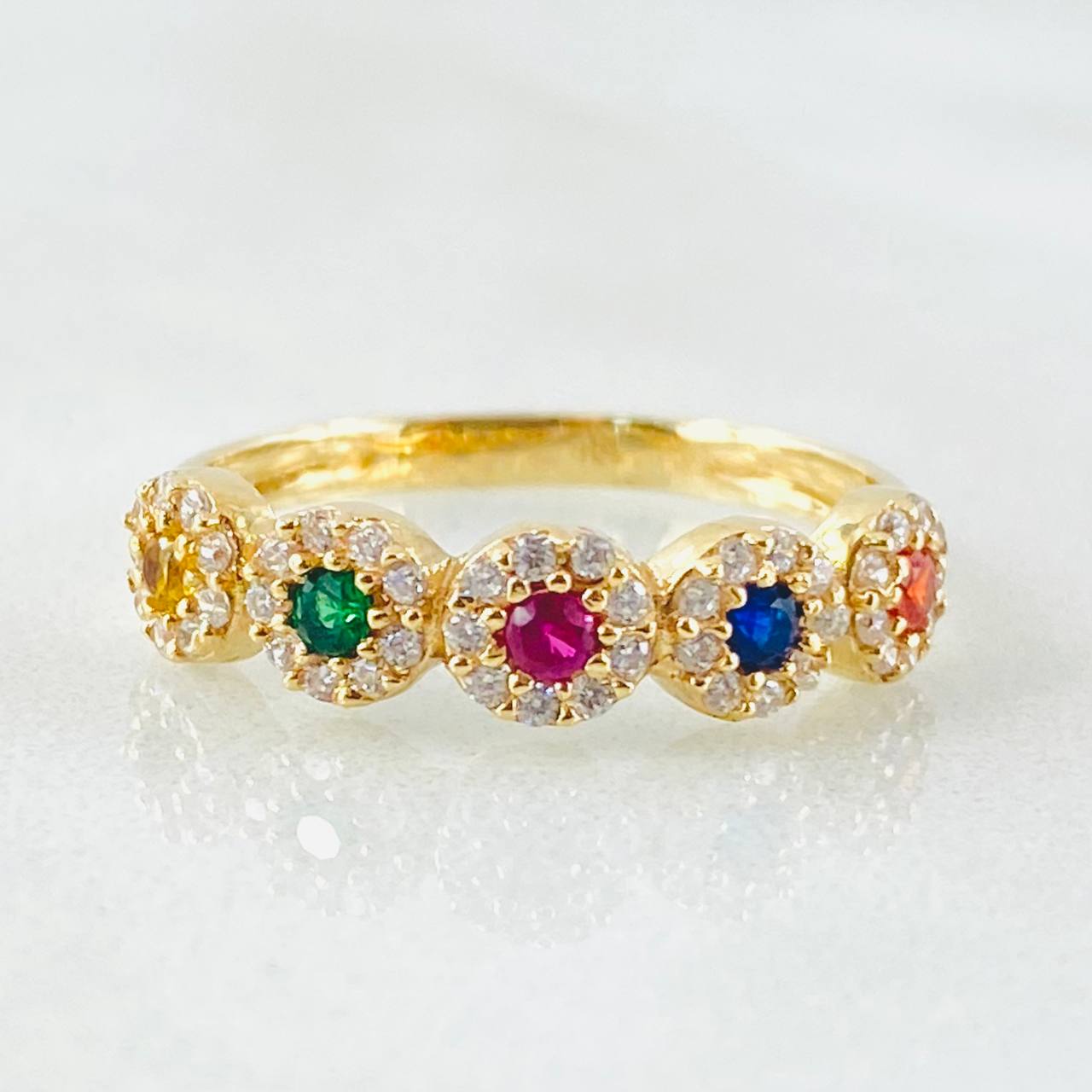 Anillo Churumbela 2.1gr / T6 1/4 / Oro Amarillo 18K *