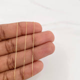 Set Cadena Veneciana + Dije Corazon / 2g / 20 in Oro Amarillo 18K