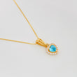 Set Cadena Veneciana + Dije Corazon / 2g / 20 in Oro Amarillo 18K