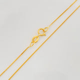 Set Cadena Veneciana + Dije Lagrima Halo / 2.2g / 20 in Oro Amarillo 18K