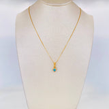 Set Cadena Veneciana + Dije Corazon / 2g / 20 in Oro Amarillo 18K
