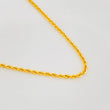 Cadena Lazo 2g / 24 in / 1.53mm Oro Amarillo 18K