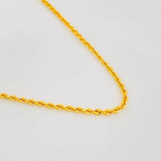 Cadena Lazo 1.7g / 20 in / 1.35mm Oro Amarillo 18K