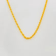 Rope Chain 1.65g / 18 in / 1.6mm 18K Yellow Gold