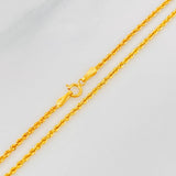 Cadena Lazo 2g / 24 in / 1.53mm Oro Amarillo 18K