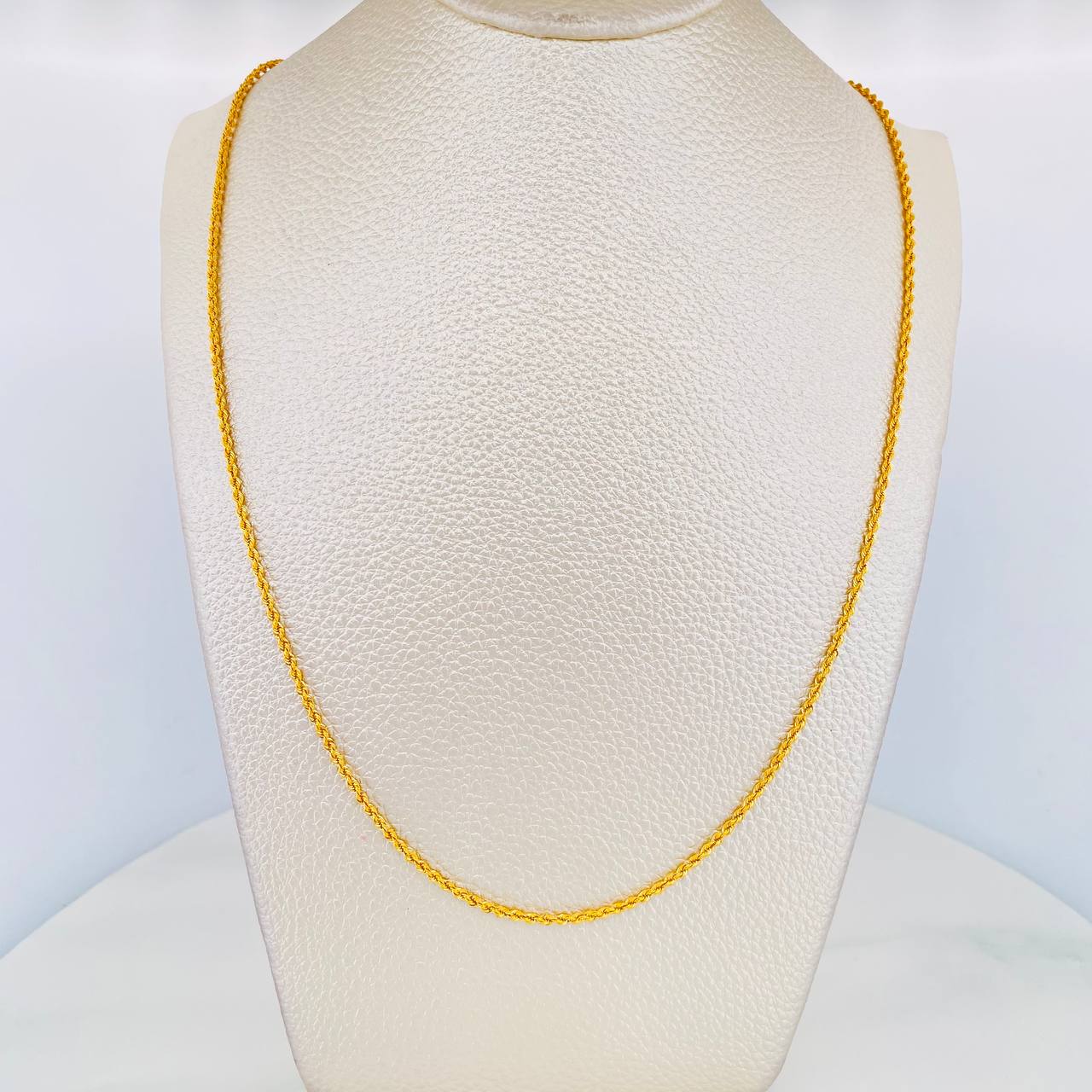 Rope Chain 1.65g / 18 in / 1.6mm 18K Yellow Gold