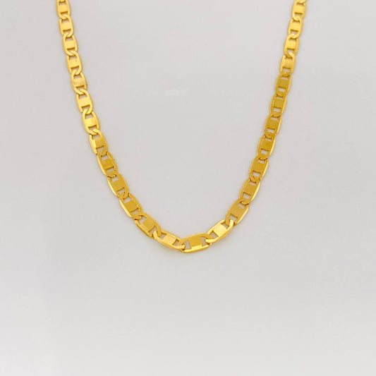 Cadena Escalera Plana 4.7g / 20 in / 2.47mm Oro Amarillo 18K