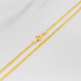 Cadena Escalera 4.15g / 18 in / 2.28mm Oro Amarillo 18K