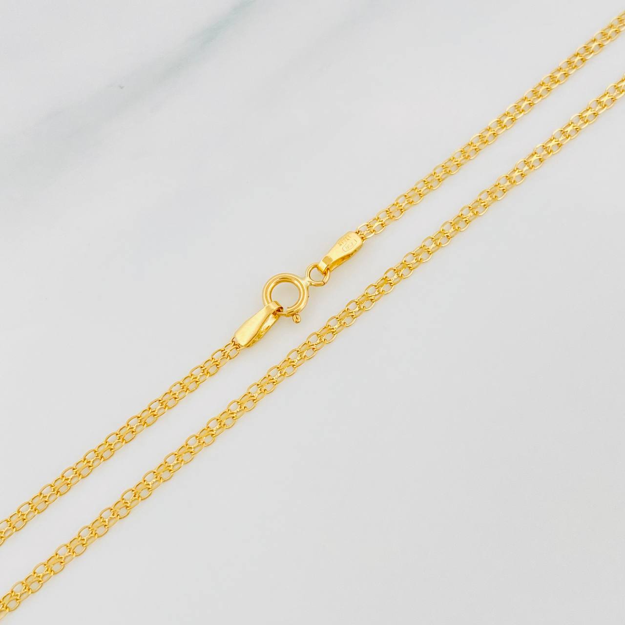 Cadena China 2.25g / 20 in / 1.91mm Oro Amarillo 18K