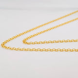 Cadena China 3.05g / 18 in / 2.18mm Oro Amarillo 18K