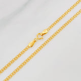 Cadena China 3.05g / 45cm / 2.04mm Oro Amarillo 18K