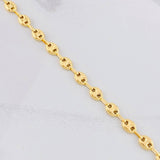 Tobillera GC 5.7g / 9 in / 6.1mm Oro Amarillo 18K