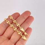 Tobillera GC 5.7g / 9 in / 6.1mm Oro Amarillo 18K