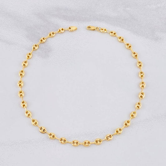 Anklet GC 3.45g / 10 1/4 in / 4.1mm Yellow Gold 18K
