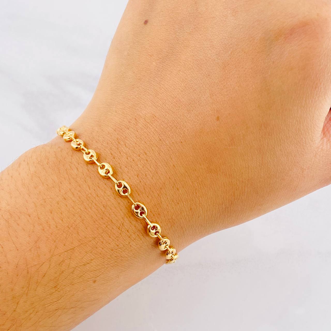 Bracelet GC 2.65g / 7 1/2 in / 4.1mm Yellow Gold 18K