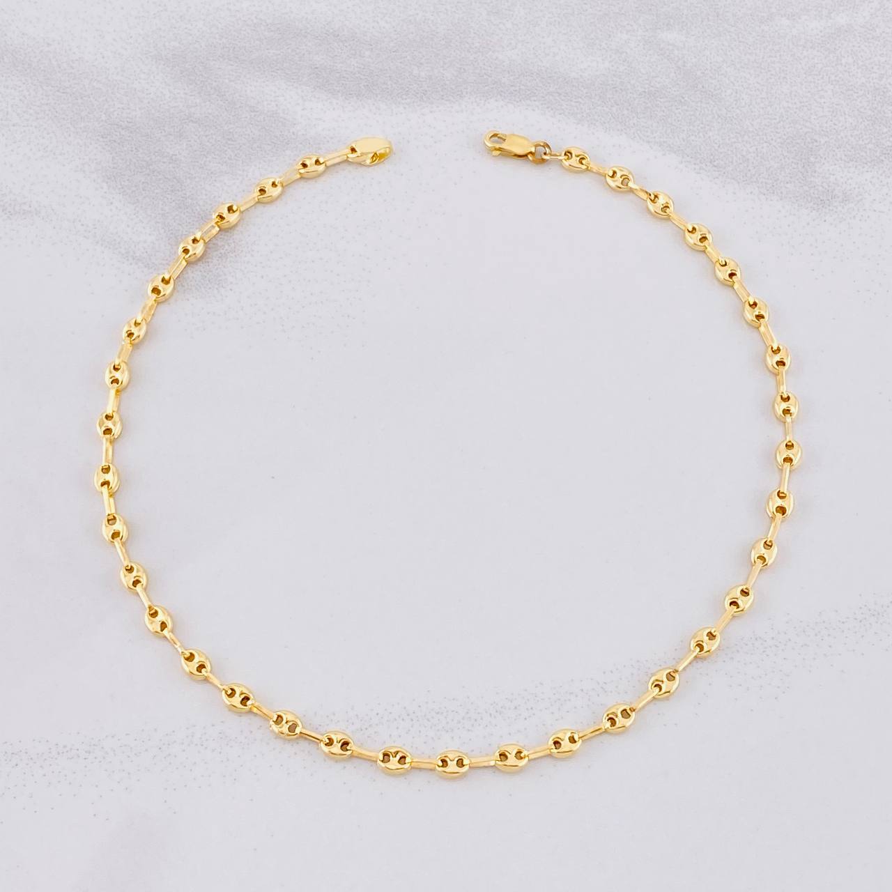 Tobillera GC 2.65g / 10 in / 3.2mm Oro Amarillo 18K