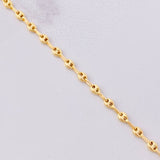 Tobillera GC 2.65g / 9 3/4 in / 3.2mm Oro Amarillo 18K