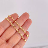 Tobillera GC 2.65g / 10 in / 3.2mm Oro Amarillo 18K