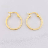 Candongas Tribal 1.1g / 3/4 in Oro Amarillo 18K