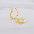 Candongas Asby 1.2g / 3/4 in Oro Amarillo 18K